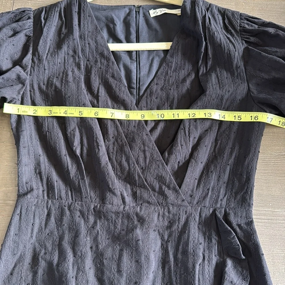 La’Ven Black dress with Ruffles (NWOT) - Picture 8 of 10